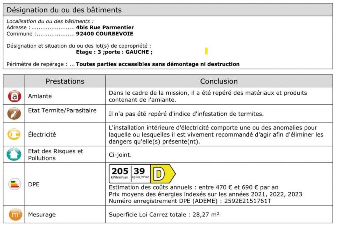 Studio avec ascenseur et cave – 29 m² à Courbevoie (92400) – photo 7